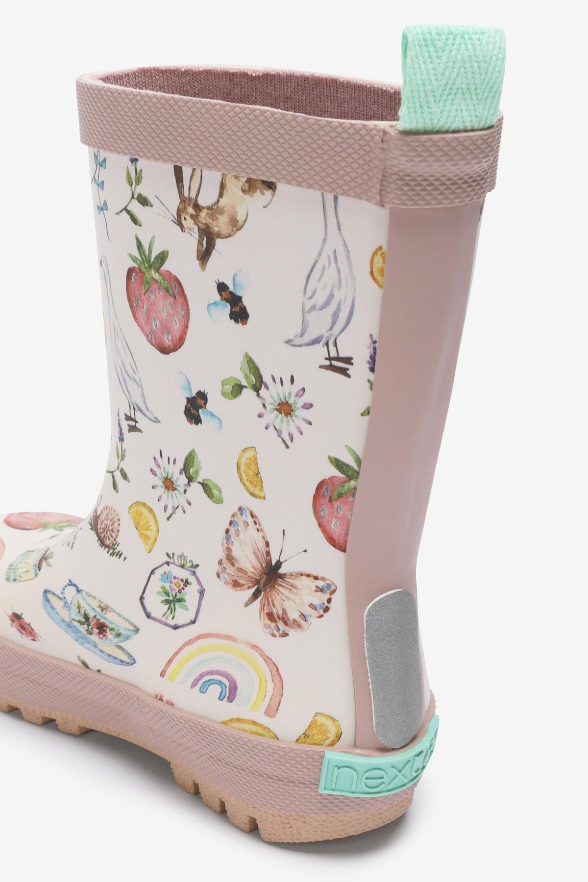 Dinossi - Happy Girl Cheerful Kinder-Regenstiefel - 30,5 