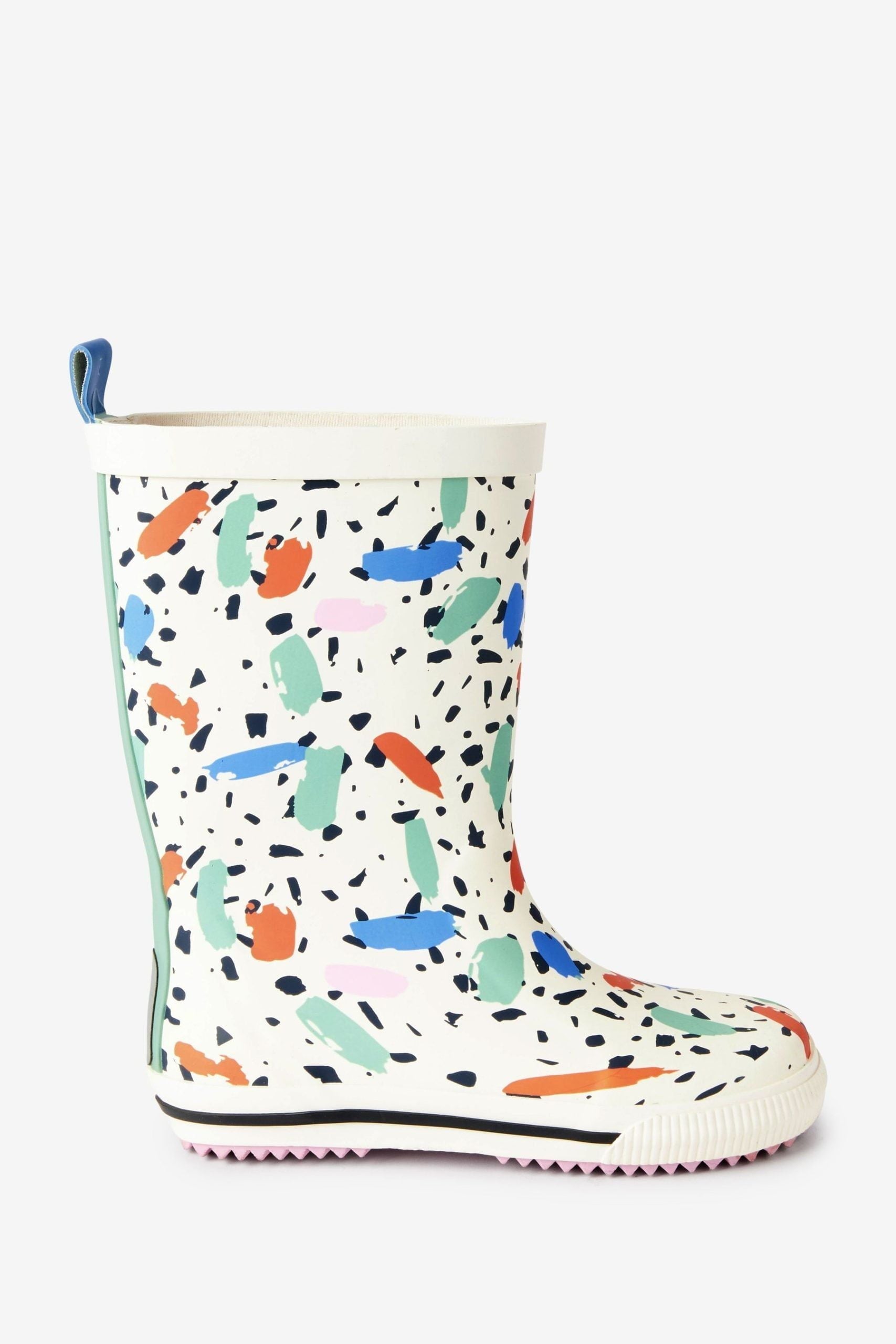 Dinossi – Regenstiefel für Mädchen mit Konfetti-Print – 30,5 