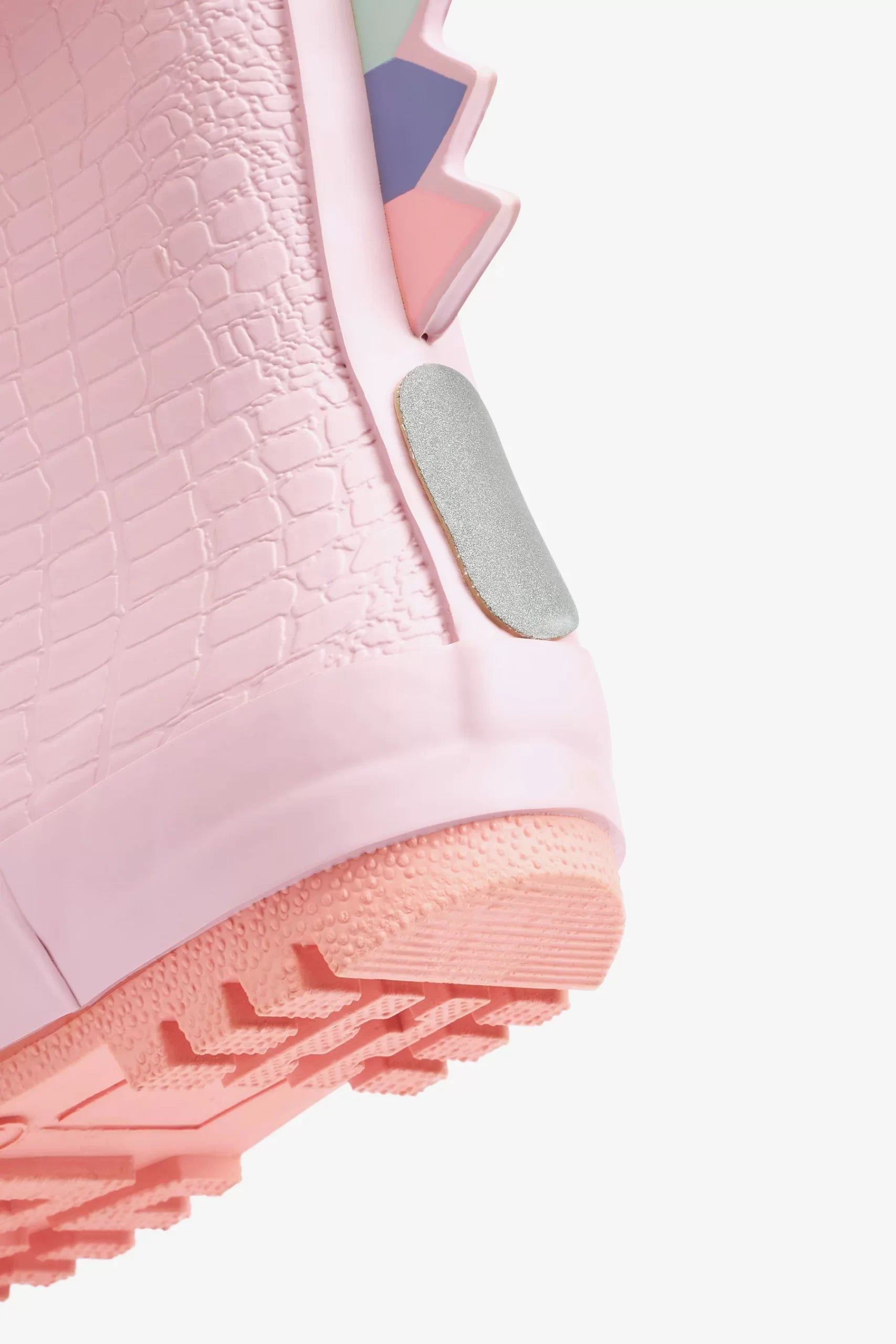 Dinossi - Behandelte rosa Dinosaurier-Fleece-Regen- und Winterstiefel mit weicher Sohle für Mädchen - 28