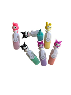 Dinossi Kuromi – Textmarker, Textmarker, 6 Stück