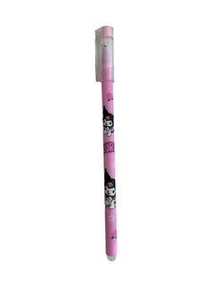 Dinossi Kuromi – Blauer 0,5-Kugelschreiber mit feiner Spitze – Rosa