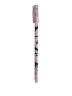 Dinossi Kuromi – Schwarzer 0,5-Kugelschreiber mit feiner Spitze – Rosa