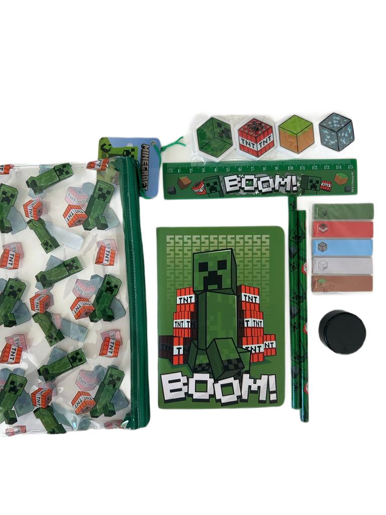Dinossi - Minecraft Schulbriefpapier-Set
