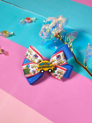 Dinossi – Haarspange für Mädchen mit Schulbus-Design 