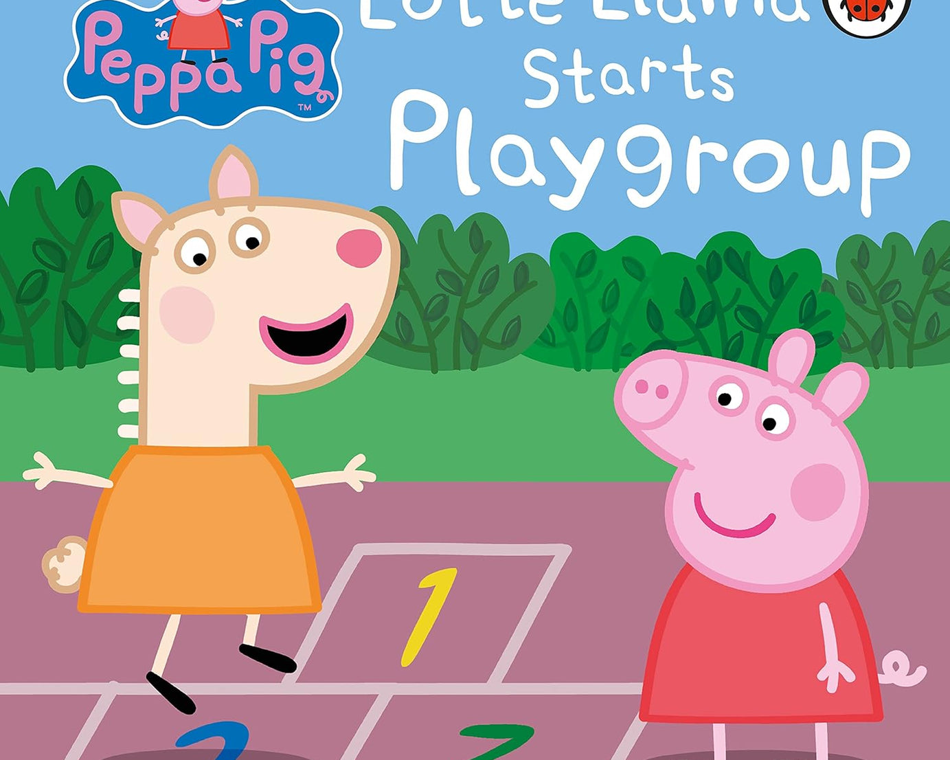 Dinossi - Peppa Pig Lotte Llama Oyun Grubuna Başlıyor İngilizce Hikaye Kitabı
