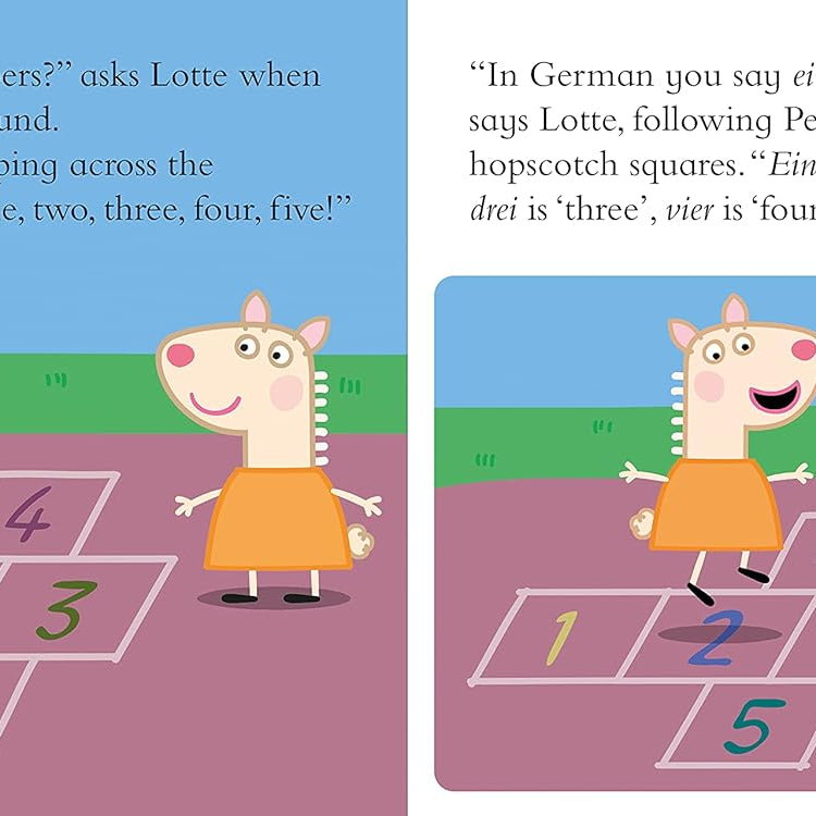 Dinossi - Peppa Pig Lotte Lama beginnt die Spielgruppe Englisch Bilderbuch
