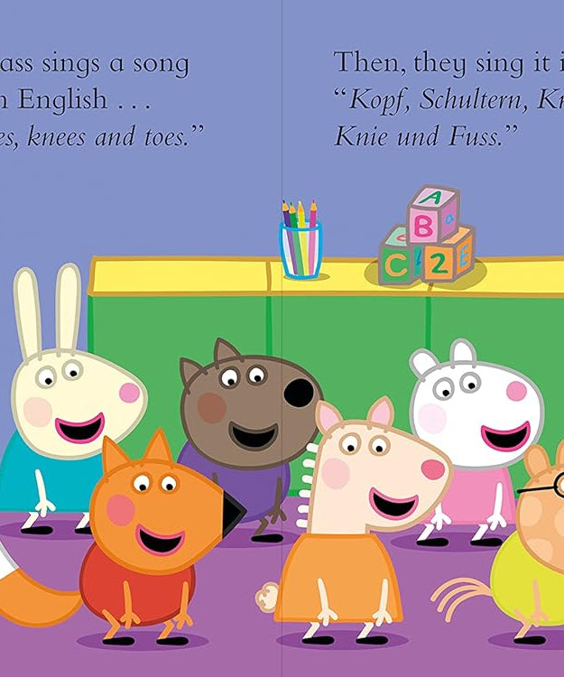 Dinossi - Peppa Pig Lotte Llama Oyun Grubuna Başlıyor İngilizce Hikaye Kitabı
