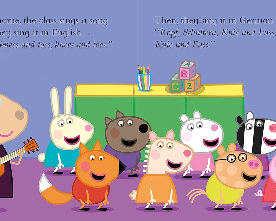 Dinossi - Peppa Pig Lotte Llama Oyun Grubuna Başlıyor İngilizce Hikaye Kitabı