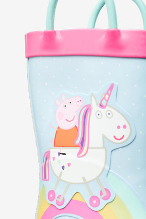 Dinossi - Peppa Pig Mädchen-Regenstiefel mit weichen Sohlen - 19 