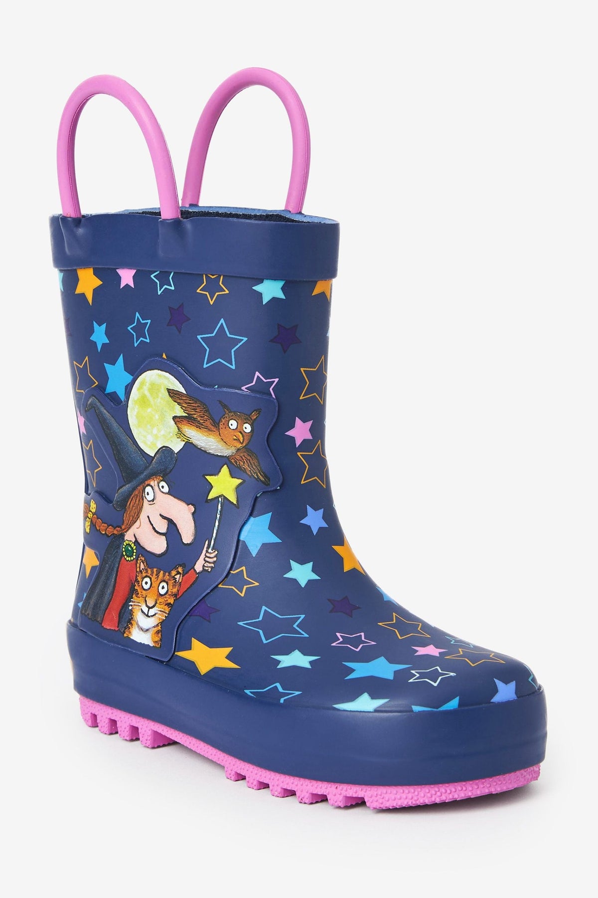 Dinossi – Room Of The Broom Mädchen-Regenstiefel mit süßem Hexenmuster und weicher Sohle – 29 