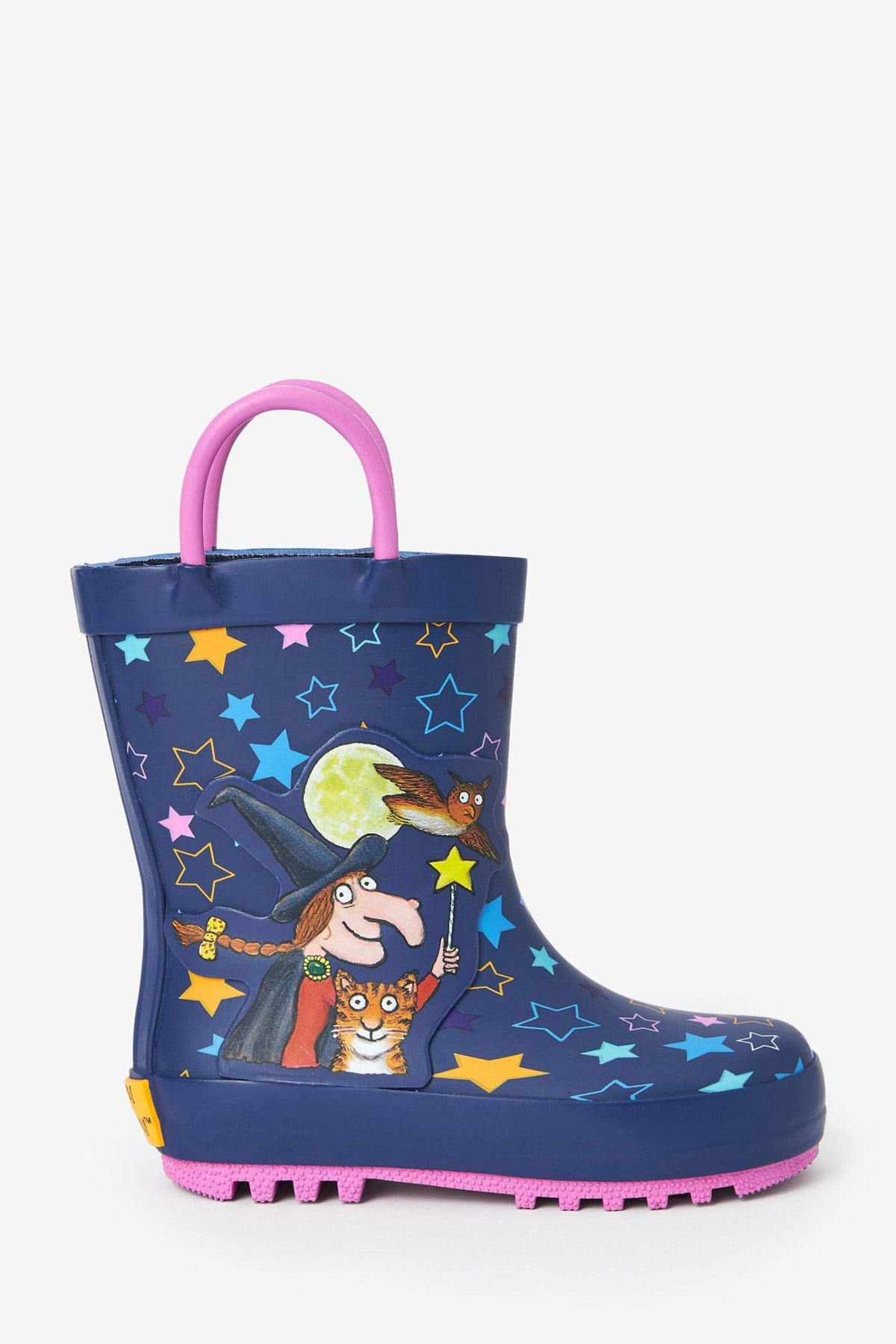 Dinossi – Room Of The Broom Mädchen-Regenstiefel mit süßem Hexenmuster und weicher Sohle – 29 