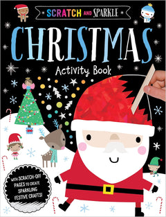 Dinossi - Scratch and Sparkle Englisches Weihnachtsaktivitätenbuch