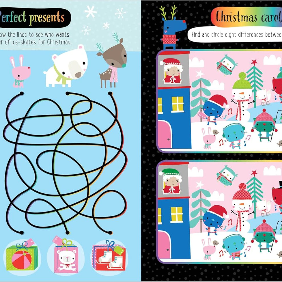 Dinossi - Scratch and Sparkle İngilizce Noel Etkinlik Kitabı