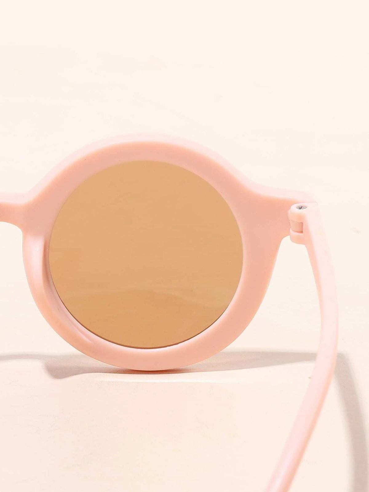 Dinossi – Nachhaltige runde Kindersonnenbrille in Pulverform 