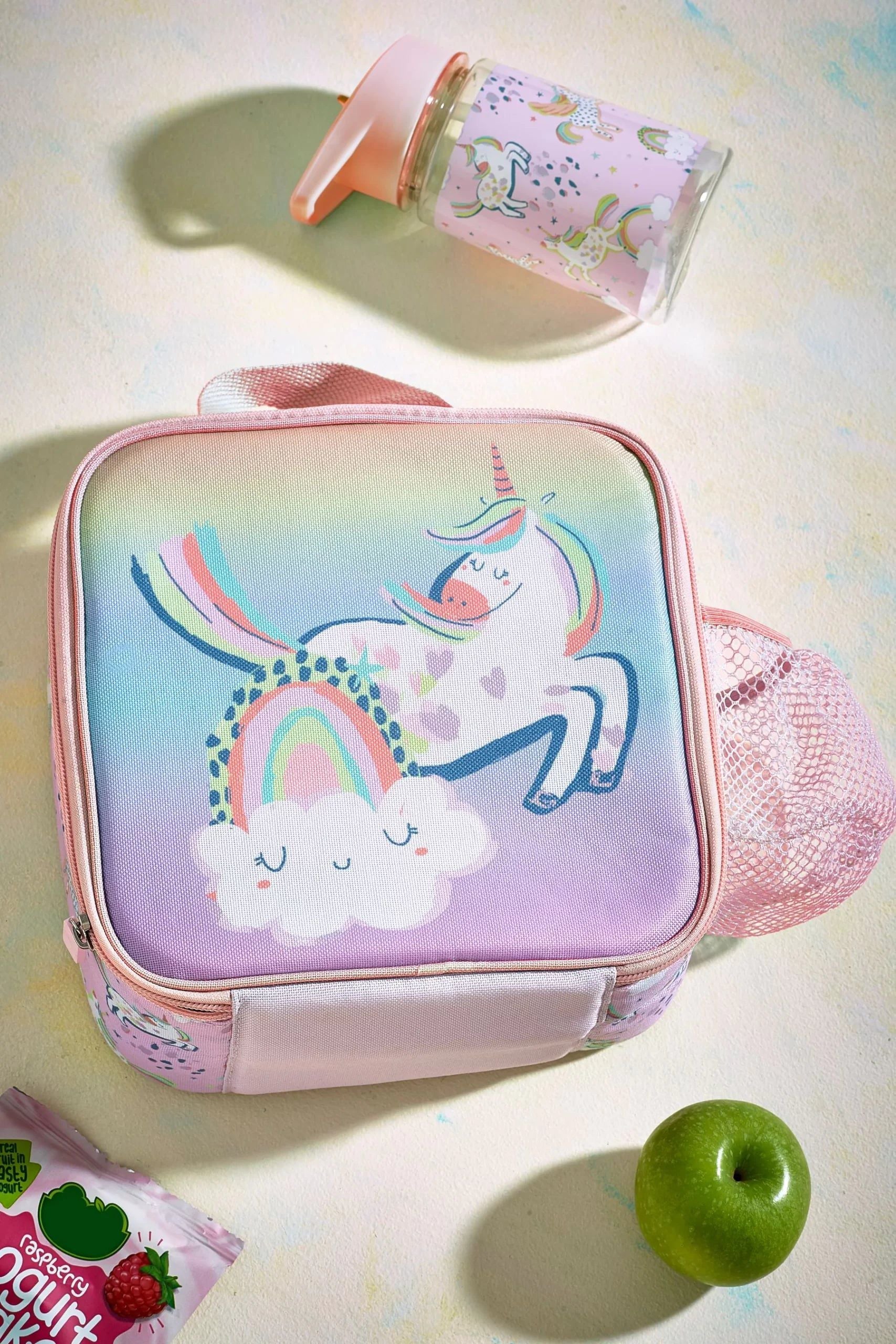 Dinossi - Süße Einhorn Brotdose und BPA-freie Trinkflasche Set