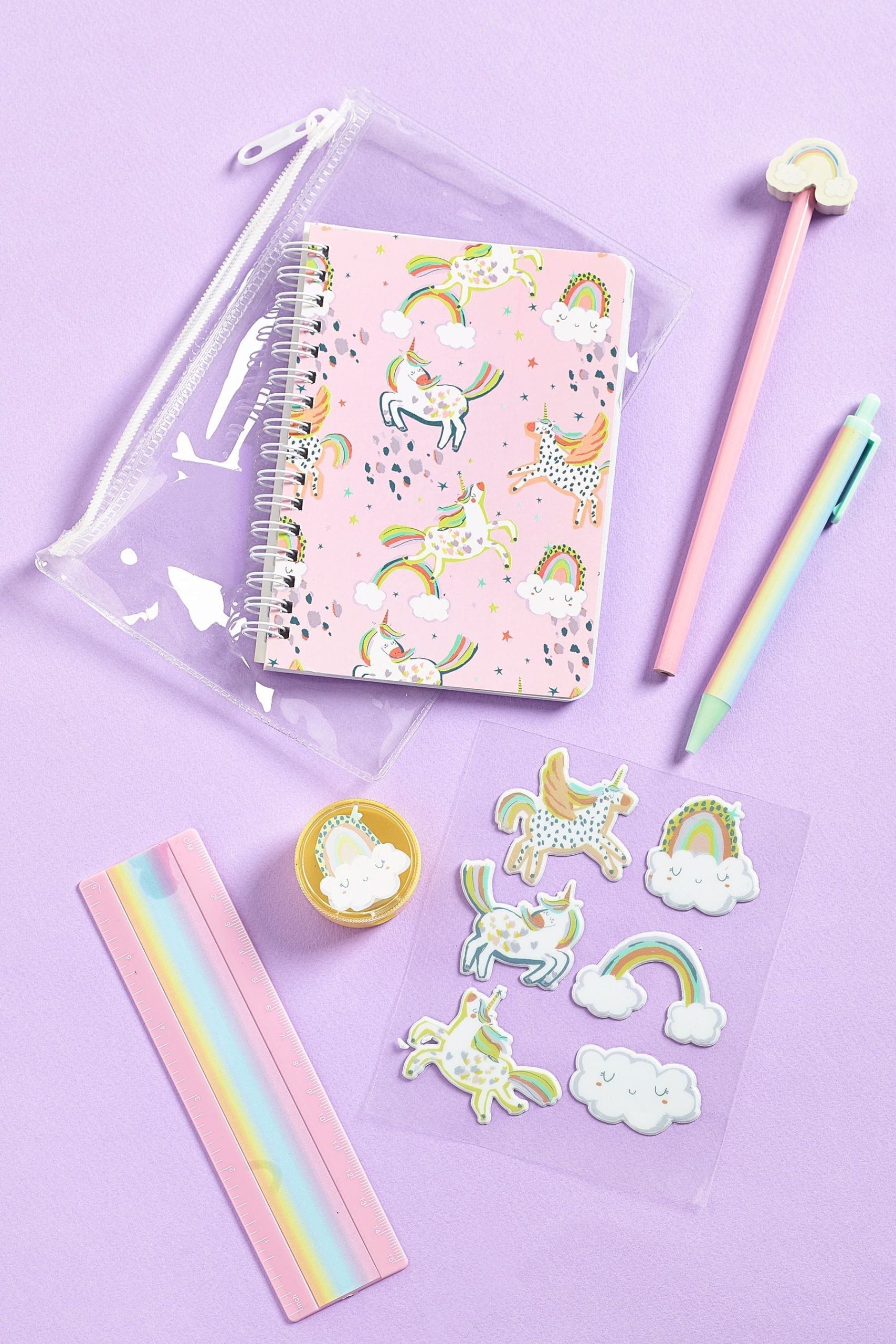 Dinossi - Süßes Einhorn-Briefpapier-Set