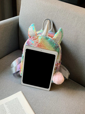 Dinossi – Einhorn-Rucksack für Mädchen mit glänzenden Pailletten 