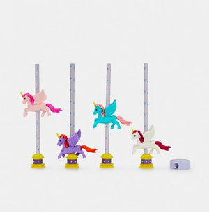 Dinossi - Einhorn-Radiergummi-, Spitzer- und Bleistift-Set