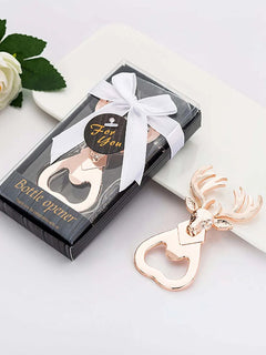 Dinossi – Deckelöffner im Rentier-Design für das neue Jahr, in Geschenkverpackung 