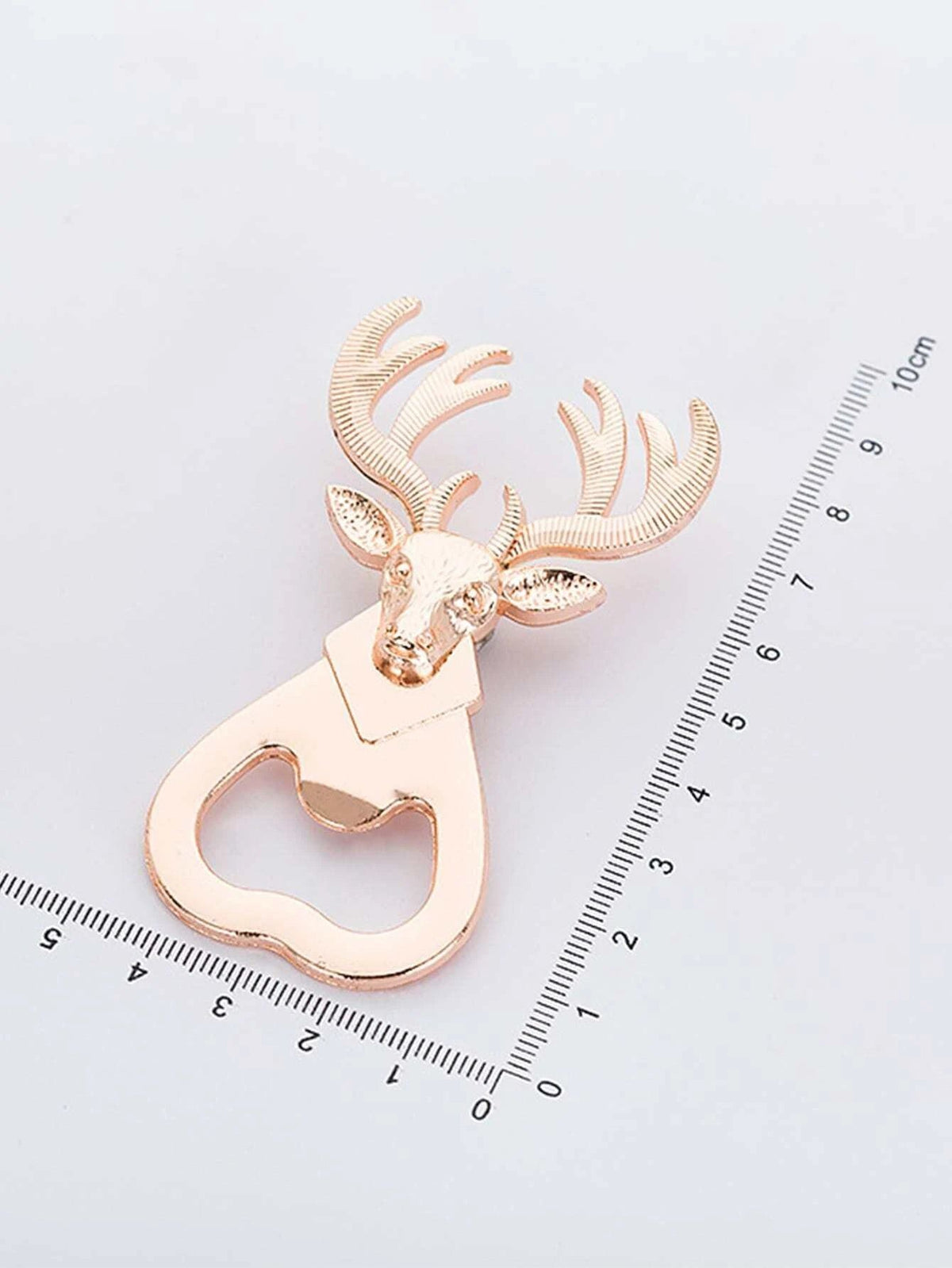 Dinossi – Deckelöffner im Rentier-Design für das neue Jahr, in Geschenkverpackung 