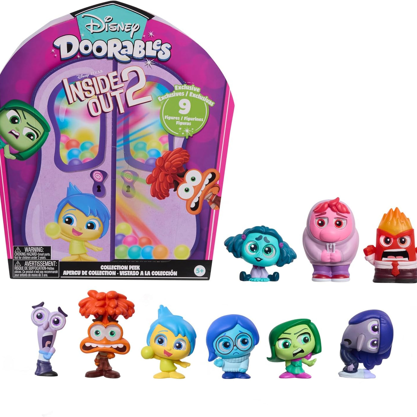 Disney - Disney Doorables Inside Out 2 Koleksiyon 9 Karekter Oyuncak