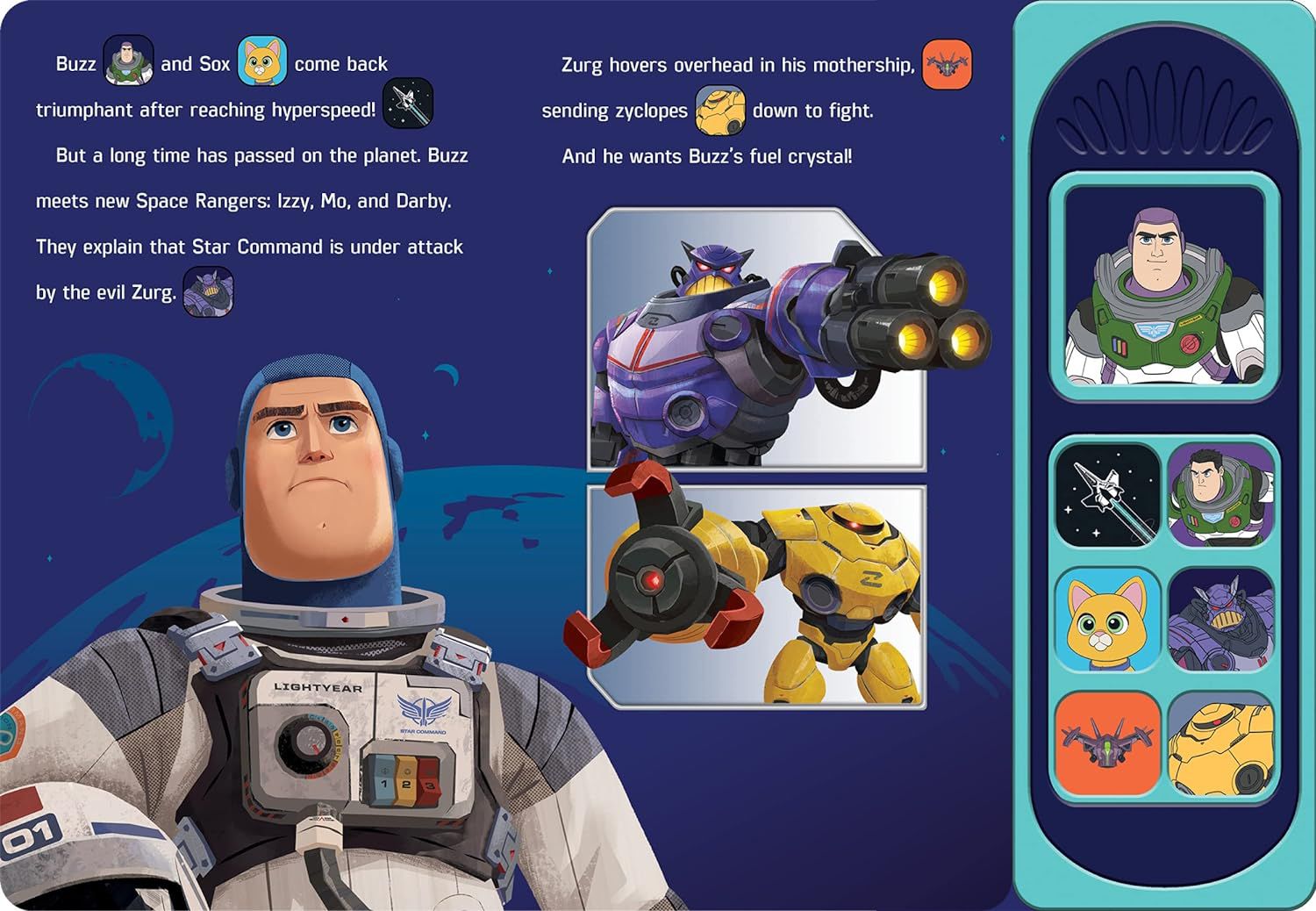 Disney Pixar Buzz Lightyear – To Infinity and Beyond Interaktives Hörbuch auf Englisch