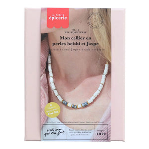 La Petite Épicerie – DIY Heishi Perlenkette – Jaspis