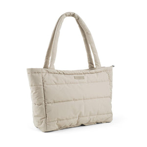 Done by Deer Quilted Changing Tote Bag - Sand-Changing Bags-Sand- | Natural Baby Shower