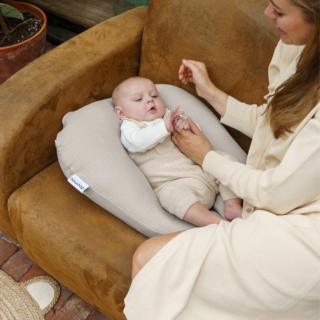 Doomoo Softy Muslin Nursing Pillow - Jersey Sand-Nursing Pillows-Jersey Sand- | Natural Baby Shower