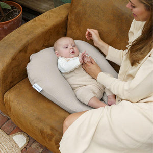 Doomoo Softy Muslin Nursing Pillow - Jersey Sand-Nursing Pillows-Jersey Sand- | Natural Baby Shower