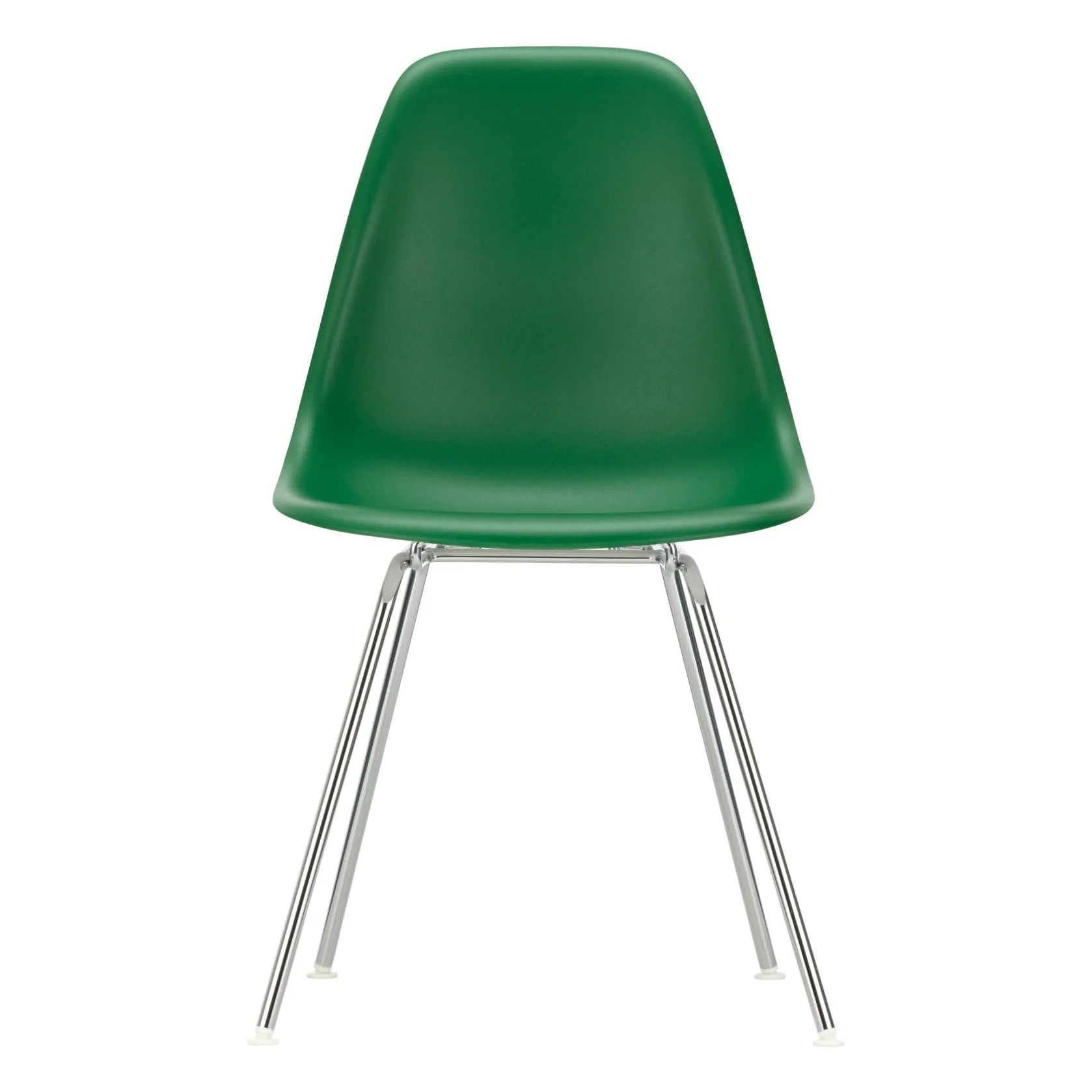 Vitra - DSX Kunststoffstuhl - Chromgestell - Charles & Ray Eames | Smaragdgrün