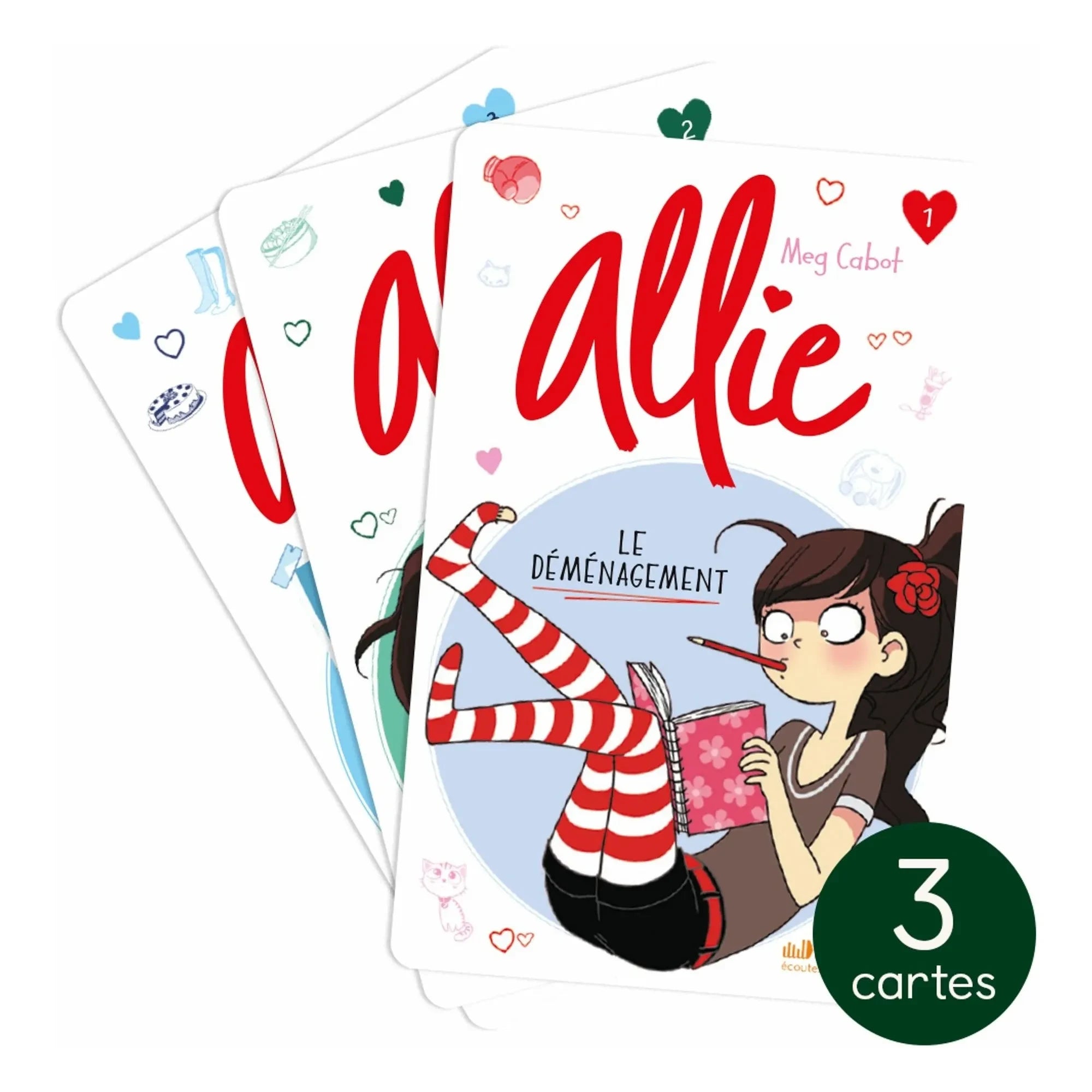Yoto Player - Le Carnet d'Allie Karten 1 bis 3 - 3er-Pack