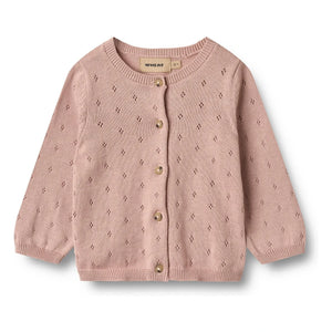 Wheat - Maia Strickjacke aus Bio-Baumwolle | Rosa