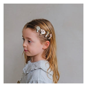 Mimi & Lula - 8-teiliges Mini-Meerjungfrau Haarspangen Set | Gold