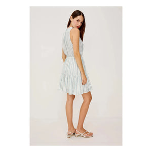 Rails - Cannes gestreiftes Kleid | Hellblau