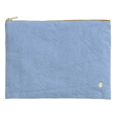 Das Tüpfelchen auf dem i - Iona Clutch Tasche | Blau