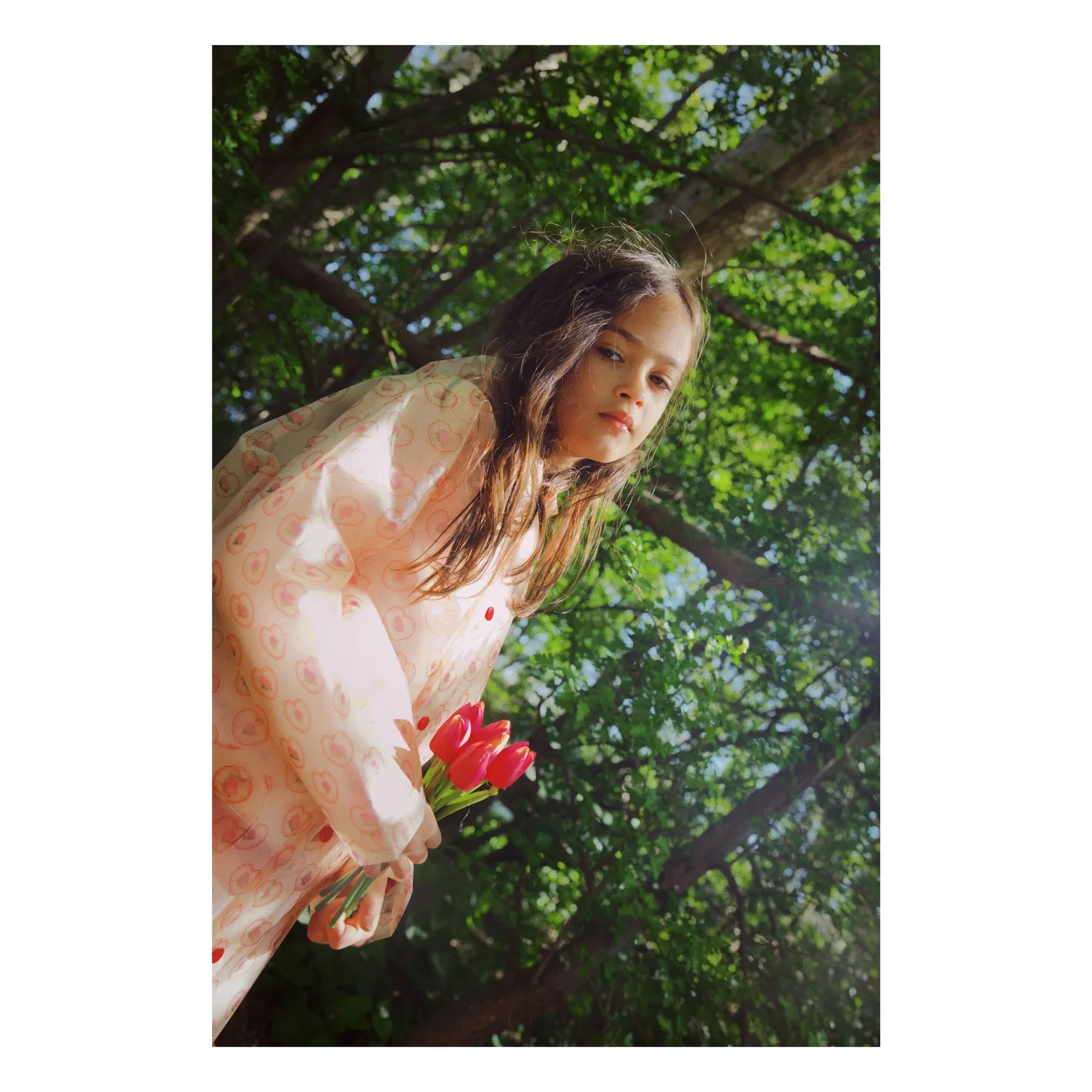 Flöss - Regenmantel Iris Hearts | Blassrosa