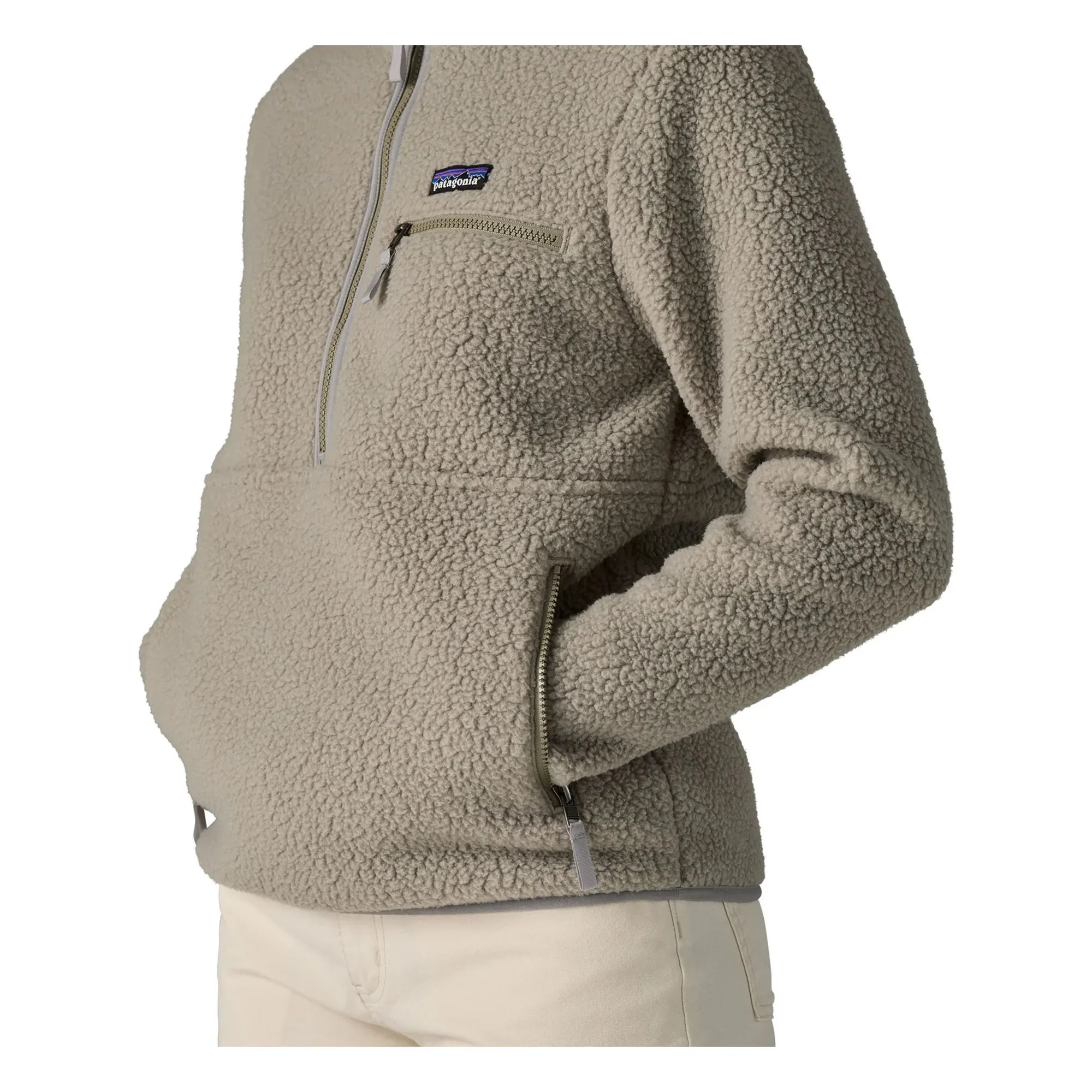 Patagonia - Retro Polar Polar Marsupial Recycelte Fasern | Hellgrau