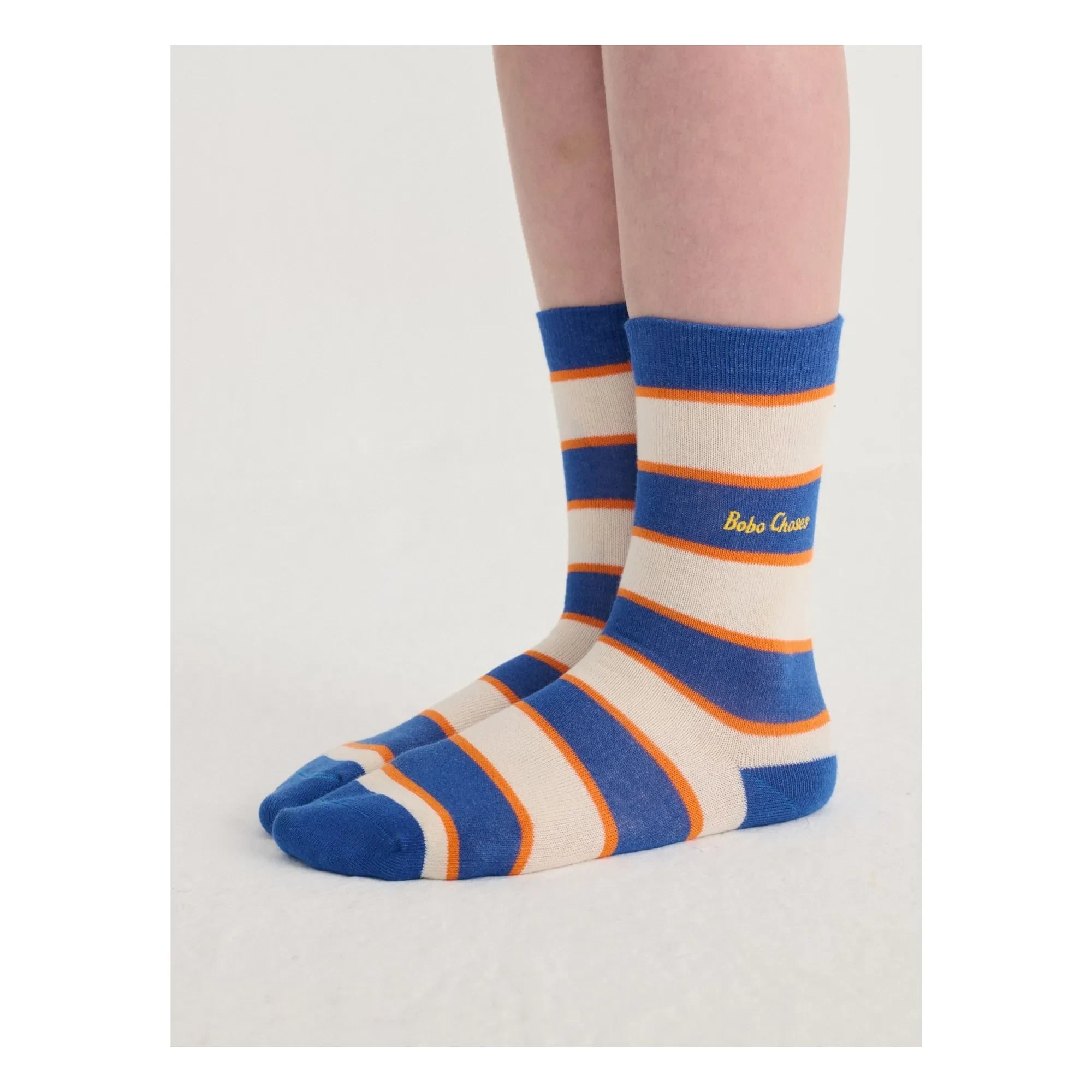 Bobo Choses - Gestreifte Socken aus Bio-Baumwolle | Blau