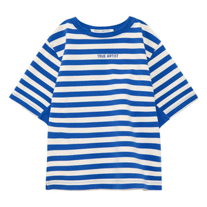 True Artist - T-shirt N°11 Gestreift | Blau