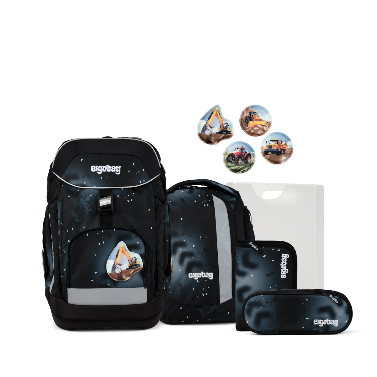 Ergobag - Schulrucksack-Set Maxi Cementbear