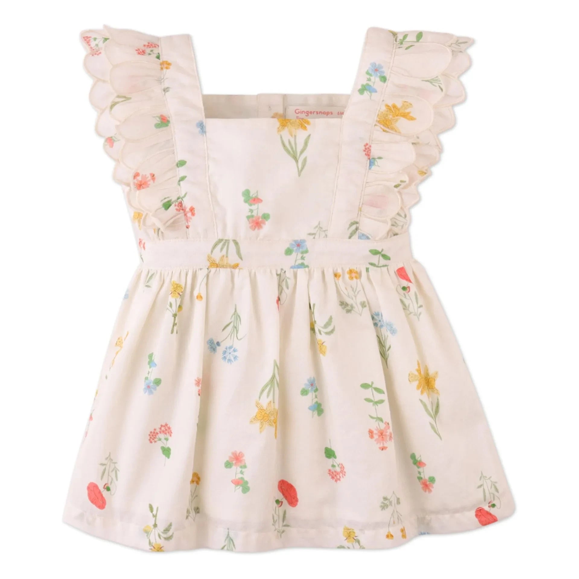 Gingersnaps - Chisa besticktes Kleid | Ecru