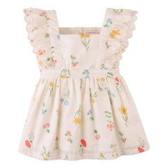 Gingersnaps - Chisa besticktes Kleid | Ecru