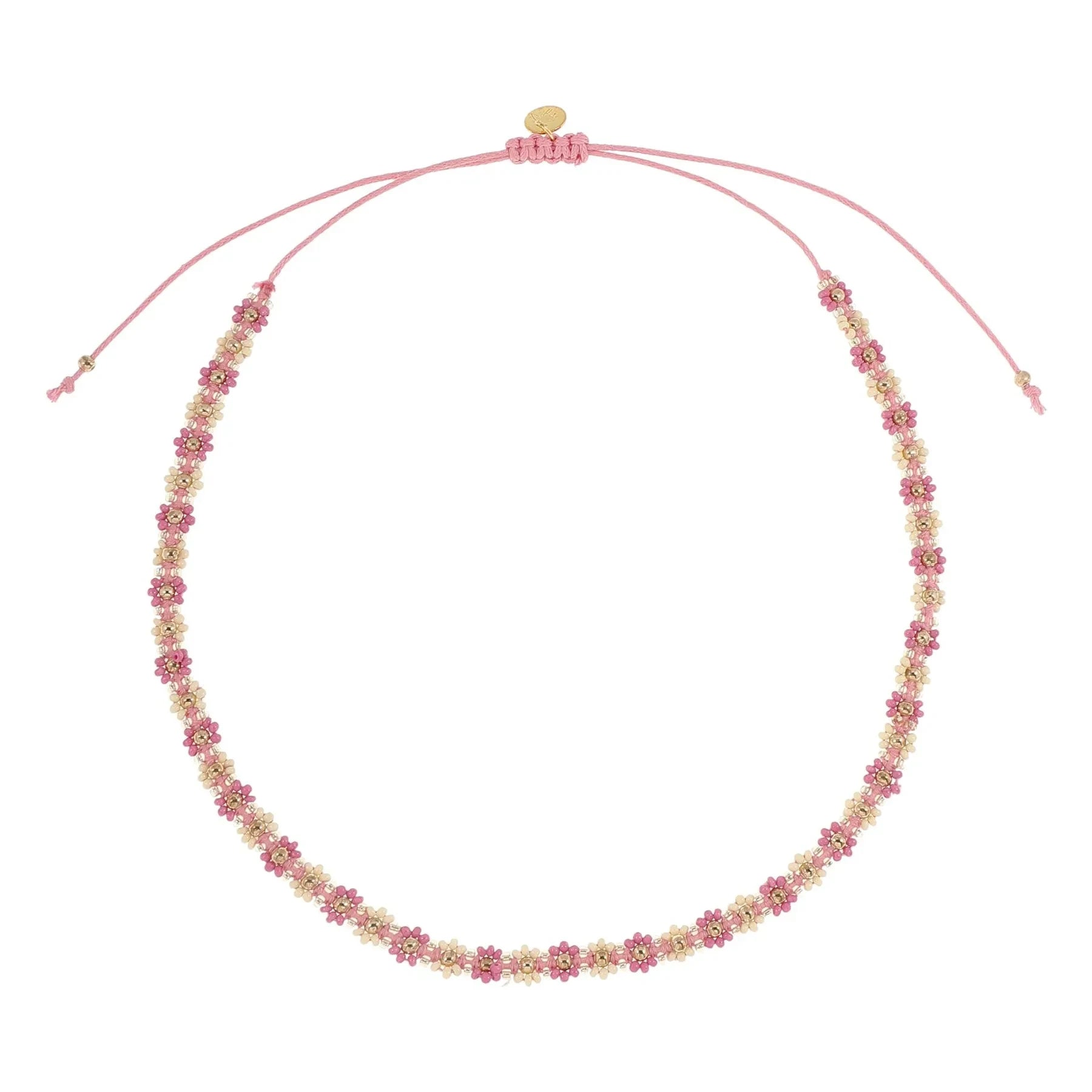 Jenest - Blumenhalskette | Rosa