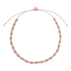 Jenest - Blumenhalskette | Rosa