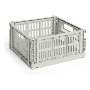 Hay - Crate Rechteckige Faltbox | Grau