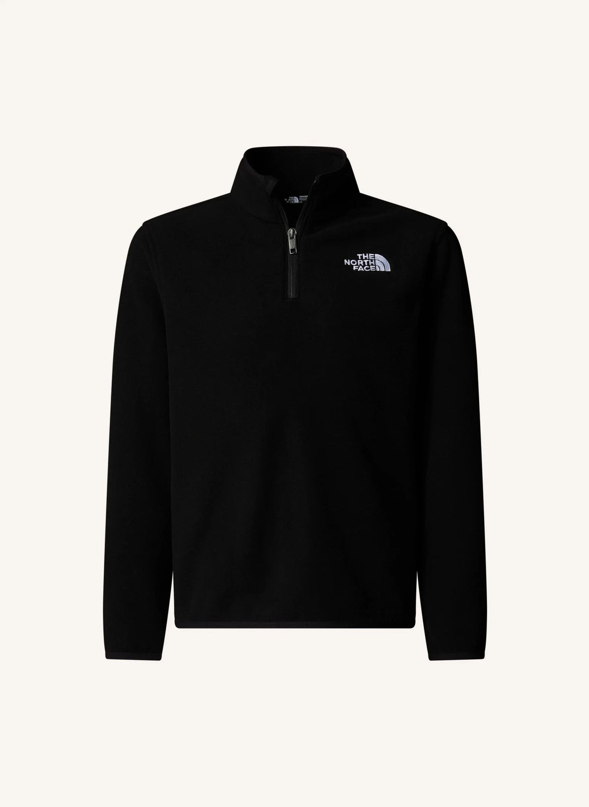 The North Face - Glacier Fleece 1/4 Reißverschluss | Schwarz