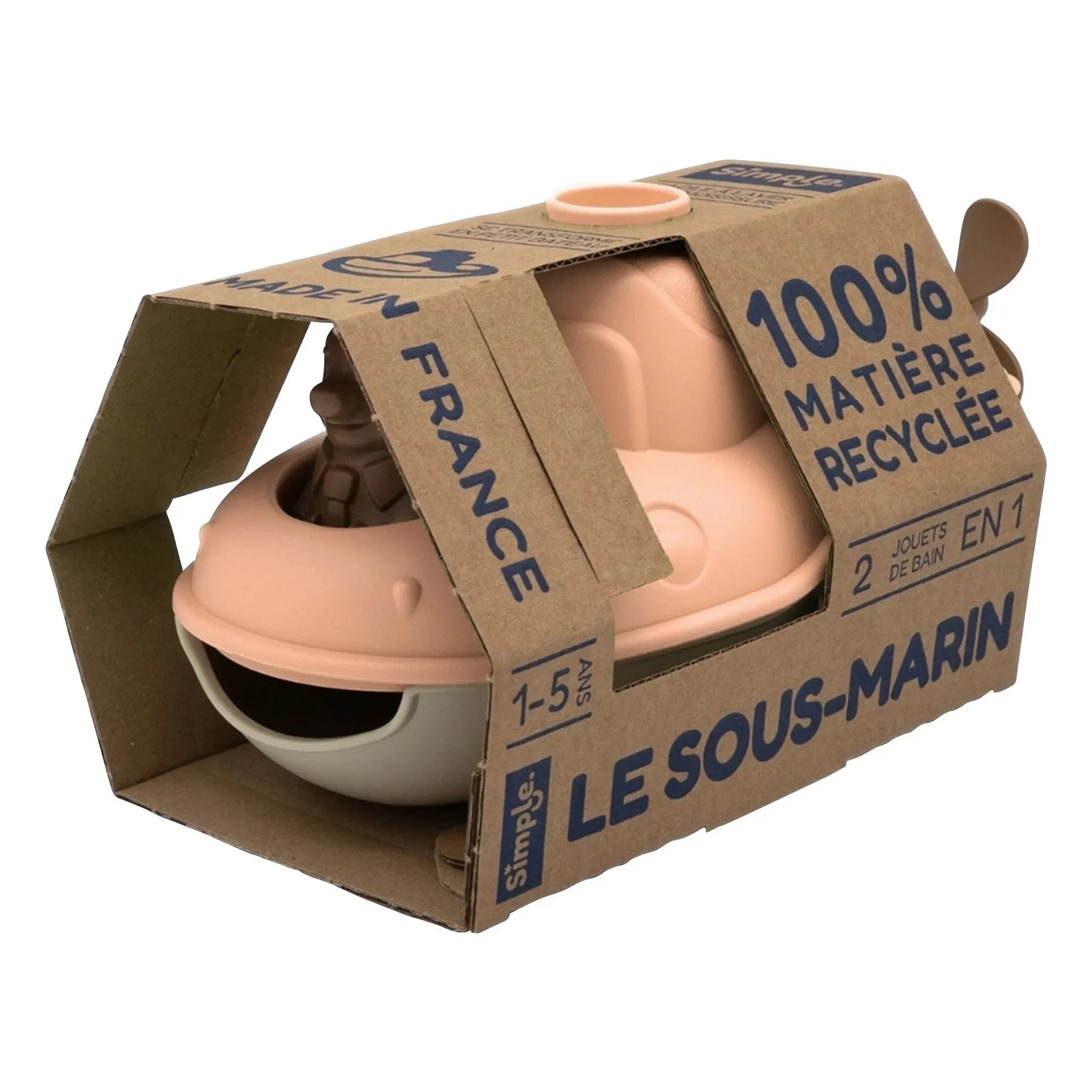 Simple - Badewannen-U-Boot | Pfirsich