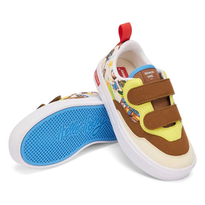 Hello Hossy - San Francisco Sneaker mit Kratz-Detail | Braun
