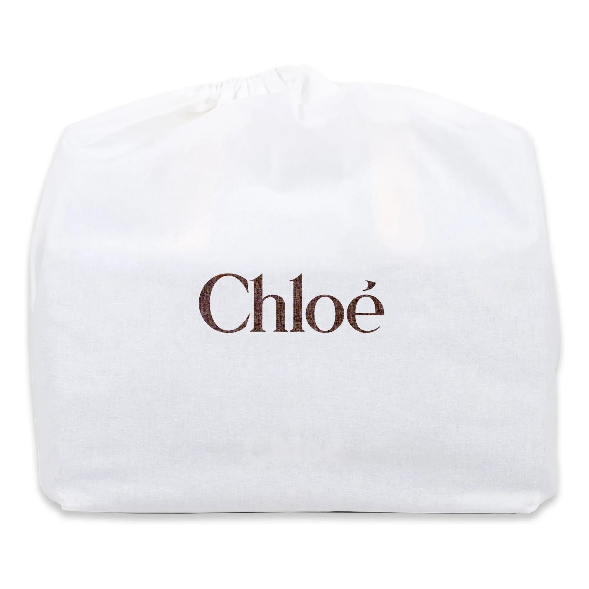 Chloé - Jute-Leinwand Wickeltasche | Weiß
